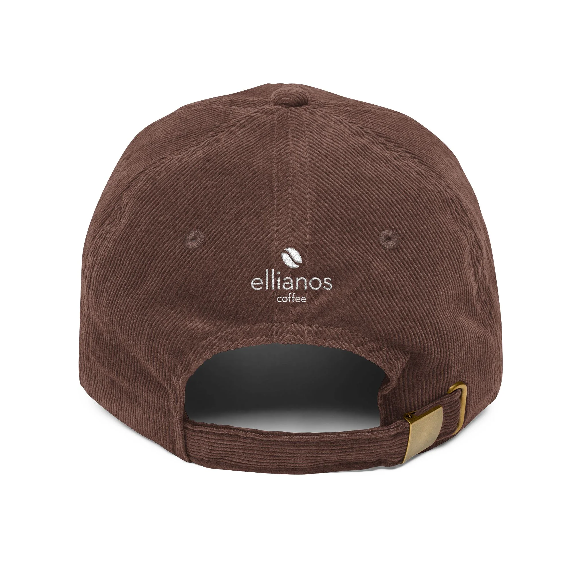 Coffee Break Club Corduroy Cap - Brown - Image 2