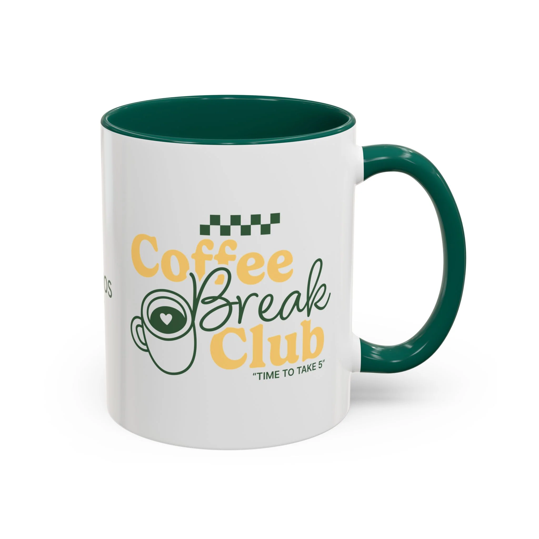 Coffee Break Colored Mug - Green - Image 3