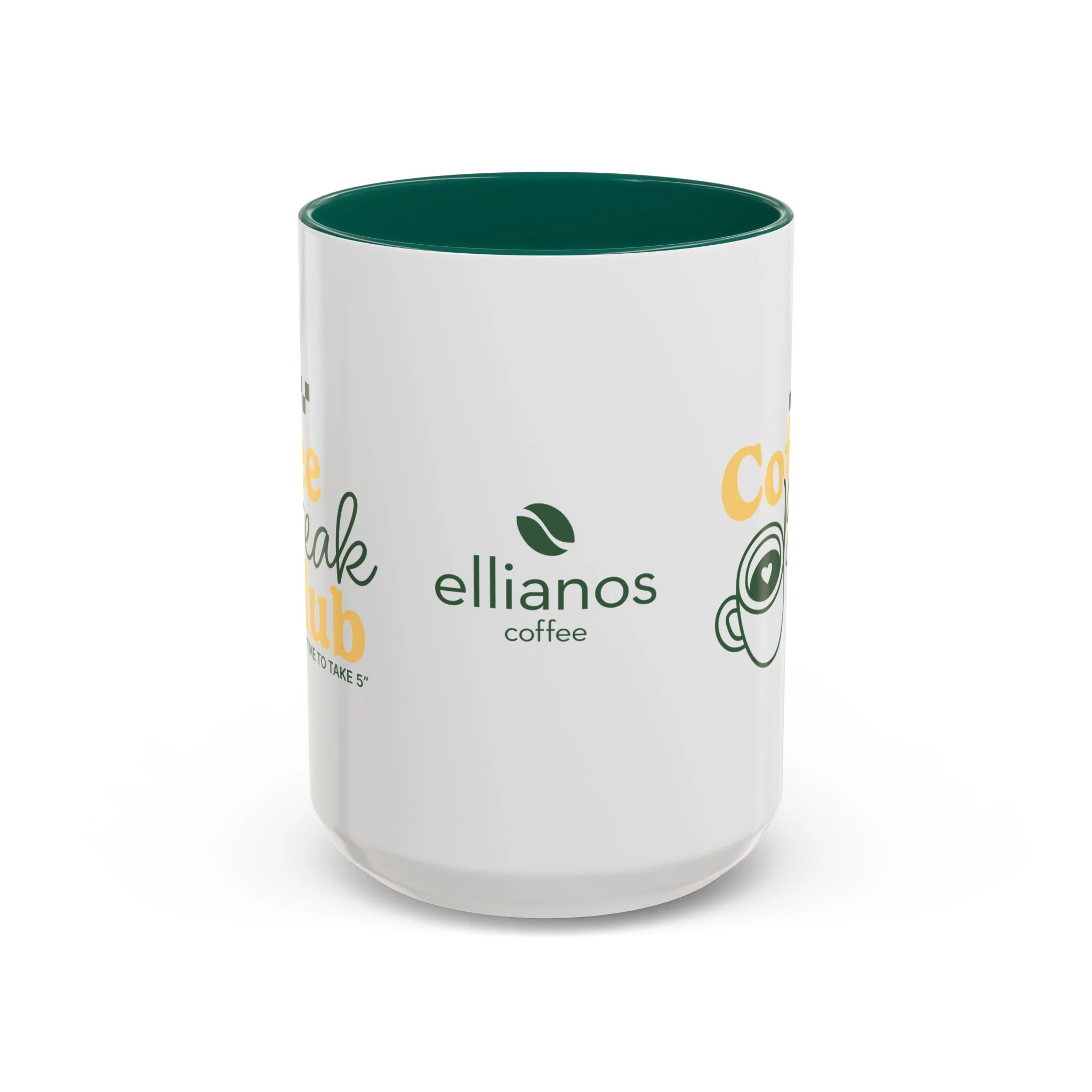 Coffee Break Colored Mug - Green - Image 5