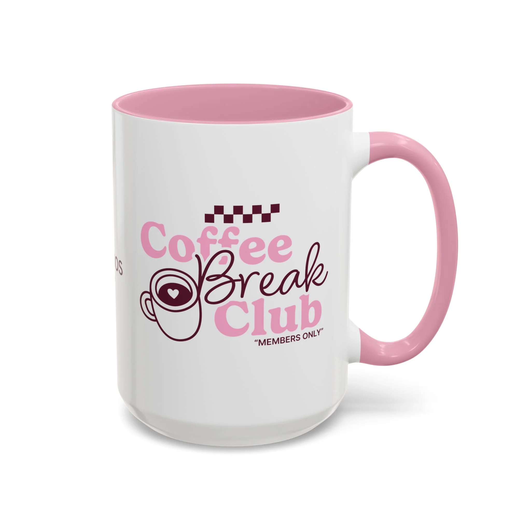 Coffee Break Colored Mug - Pink - Image 6