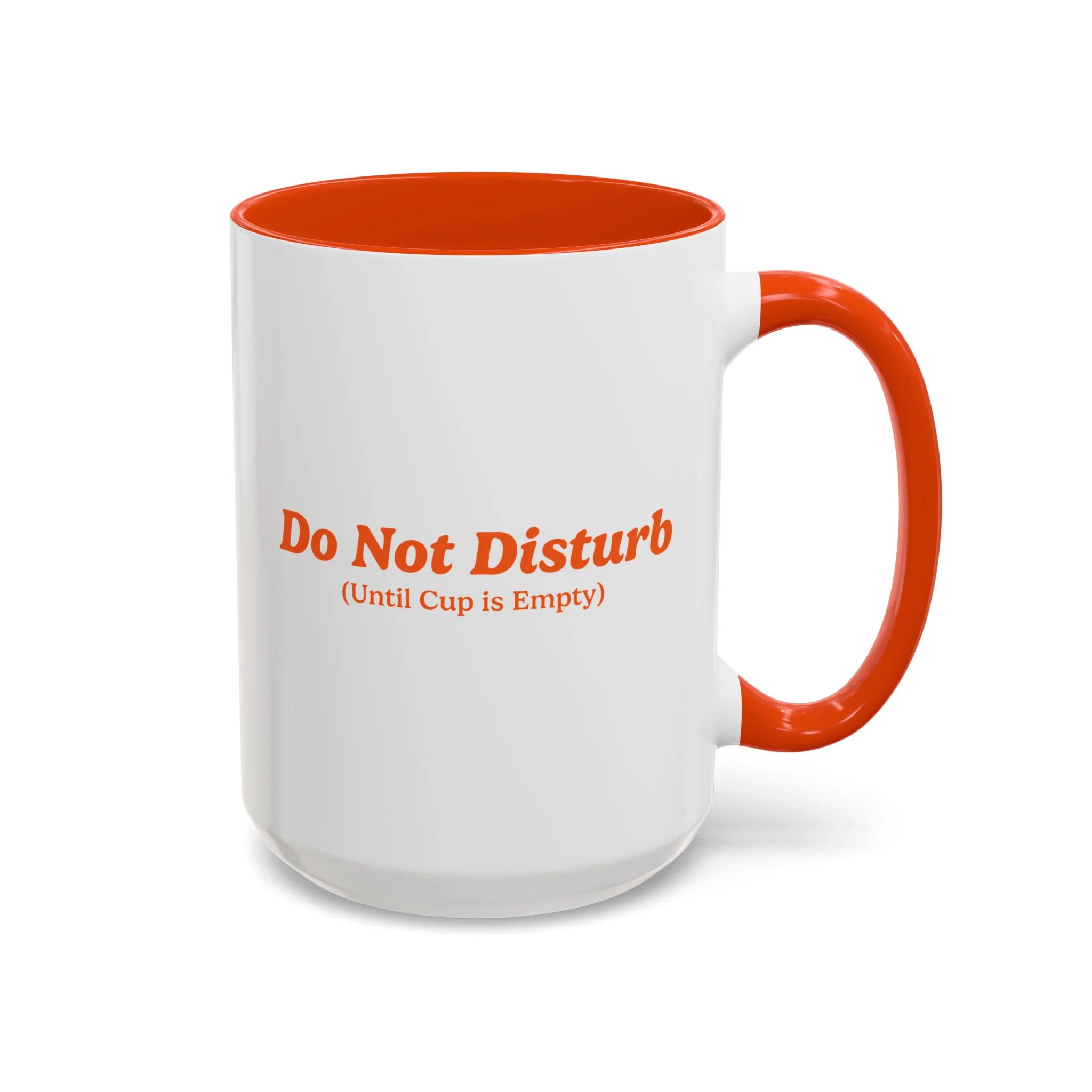 Do Not Disturb Mug - Orange - Image 3