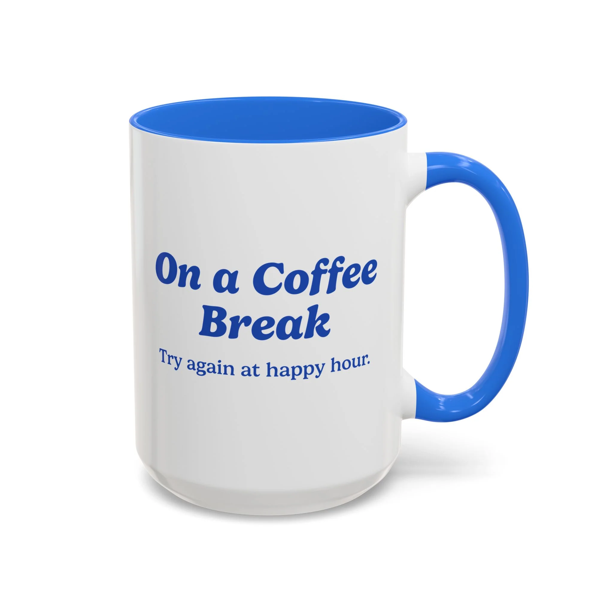 On a Coffee Break Mug - Blue - Image 3